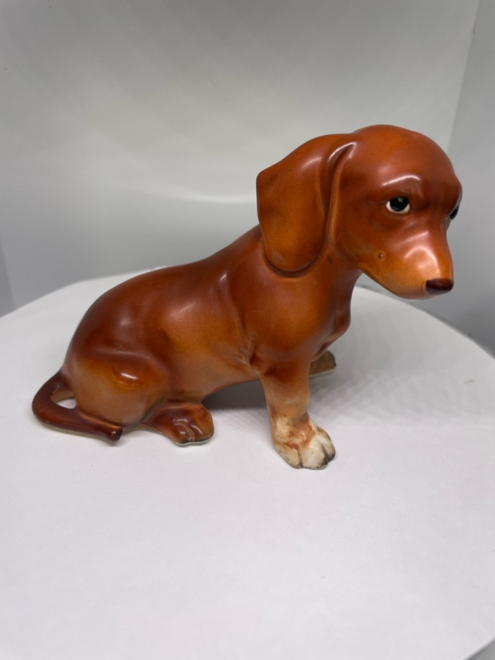 Vintage Lefton dachshund Figurine